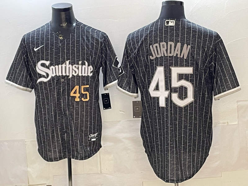 Men Chicago White Sox #45 Jordan black Nike MLB 2026 jersey 2603002->chicago white sox->MLB Jersey